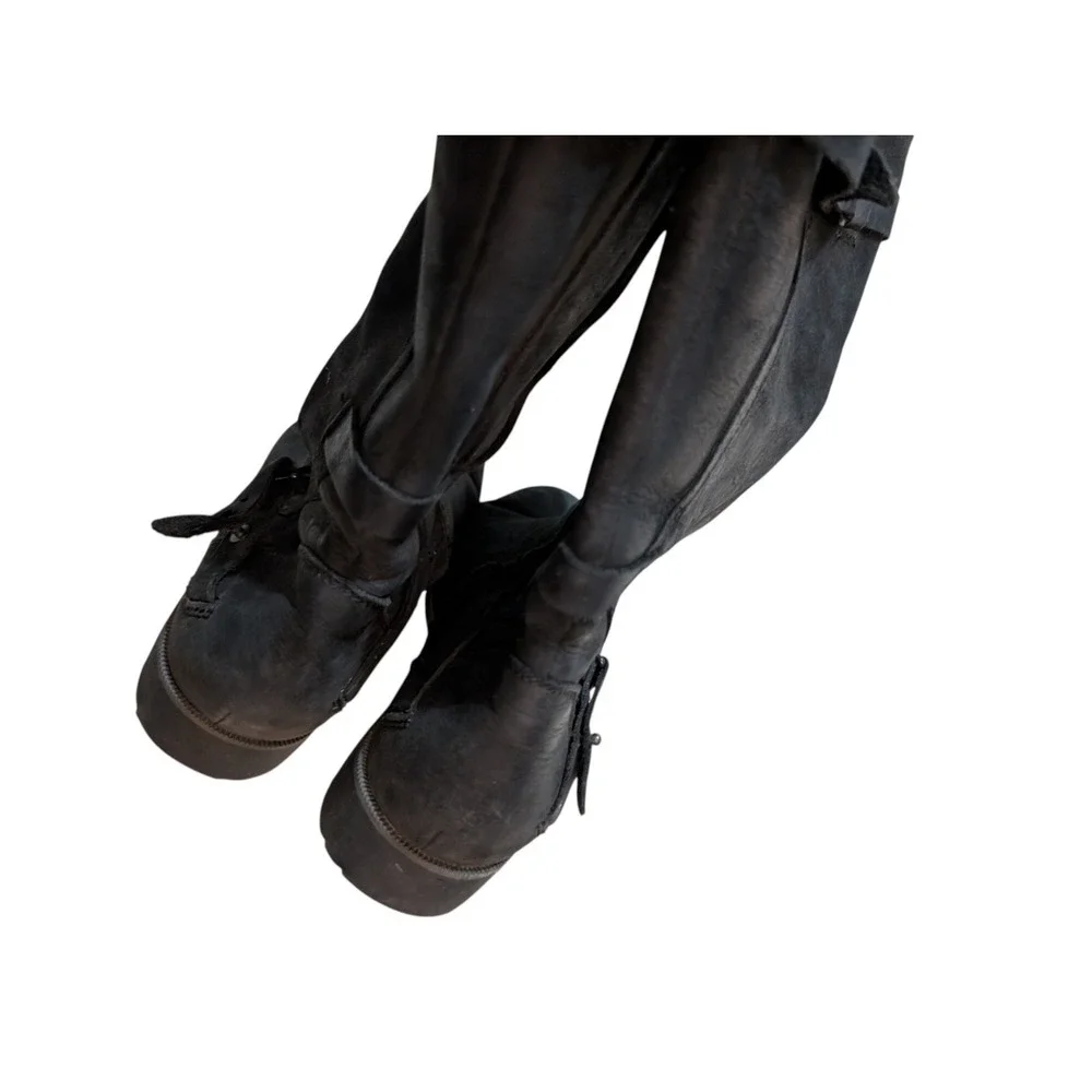 TEVA DELAVINA BLACK MID TOP WATERPROOF SUEDE‎ BOOT W'S US 9.5